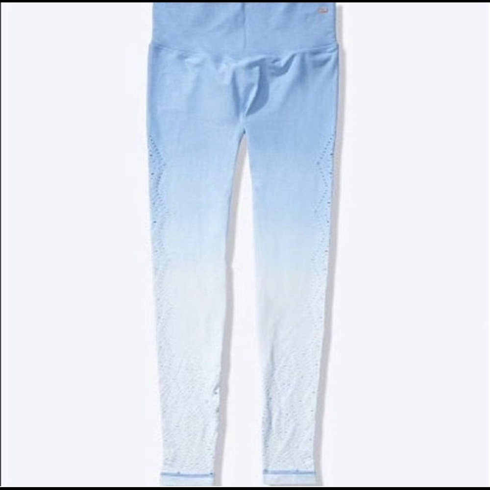 Pink active blue ombre leggings